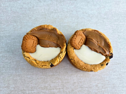 Biscoff & White Choc. Deep Cookie